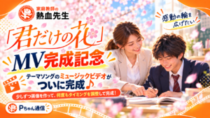 家庭教師の熱血先生のテーマ「君だけの花」MV完成記念